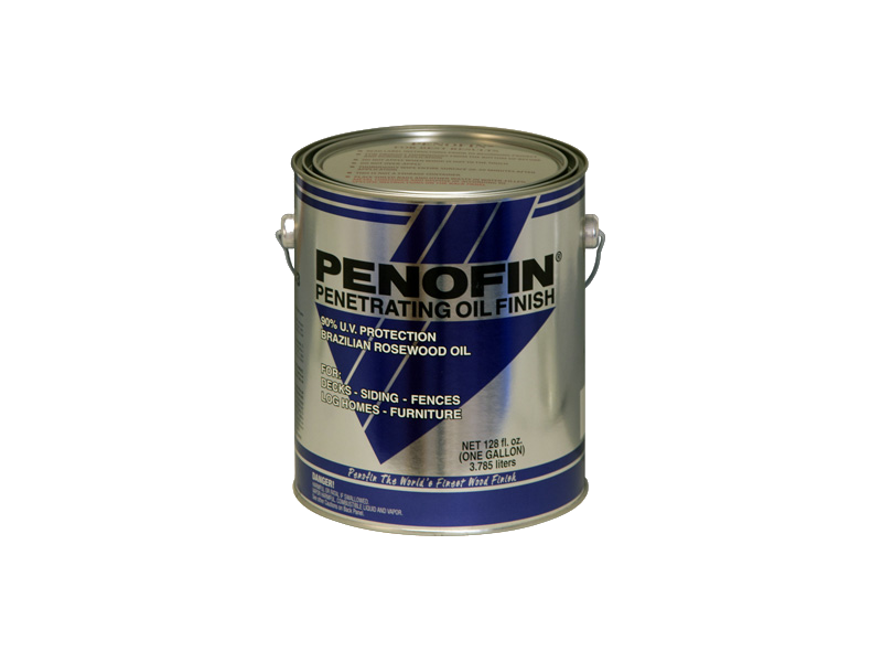 Premium Blue Label Penofin® Hardwood Oil Finish Can On Transparent Background